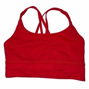Lululemon Athletica Bold Red Sports Bra